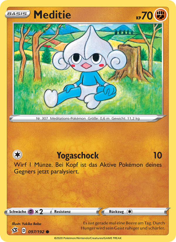 Meditie 97 — Rebel Clash (German Pokémon TCG card)