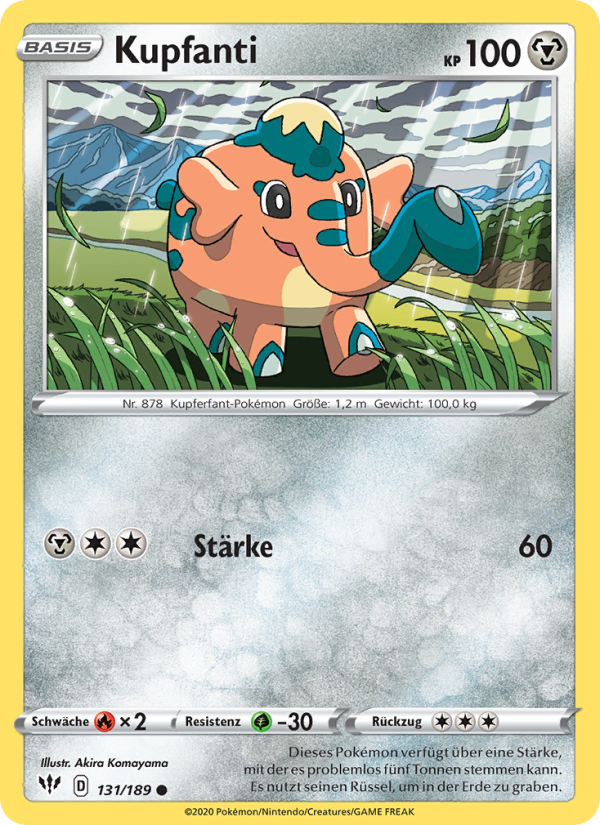Kupfanti 131 — Darkness Ablaze (German Pokémon TCG card)