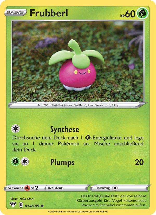 Frubberl 14 — Darkness Ablaze (German Pokémon TCG card)