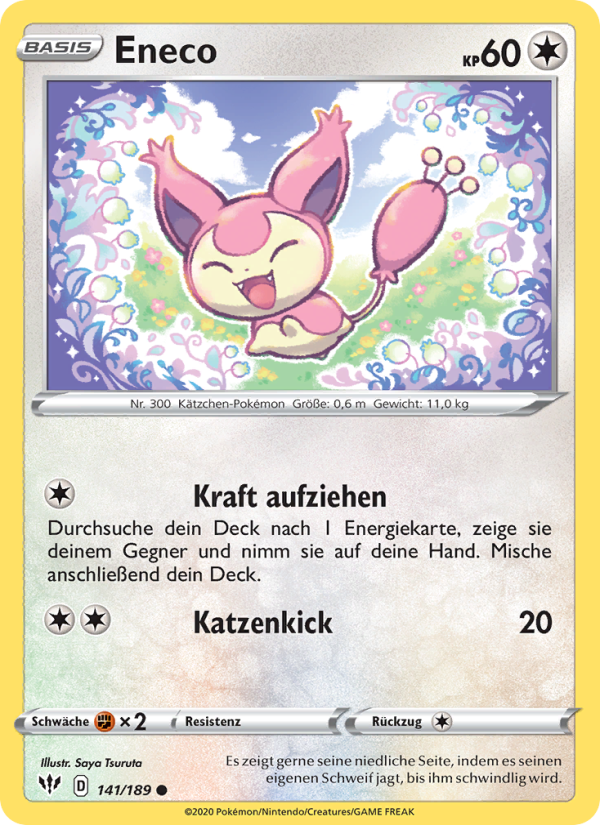 Eneco 141 — Darkness Ablaze (German Pokémon TCG card)