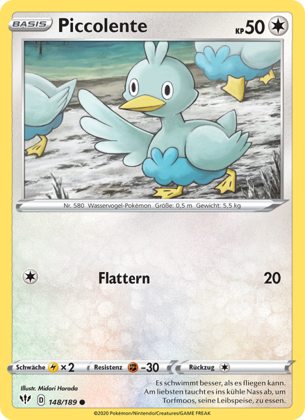Piccolente 148 — Darkness Ablaze (German Pokémon TCG card)