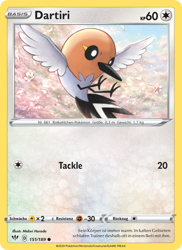 Dartiri 151 — Darkness Ablaze (German Pokémon TCG card)