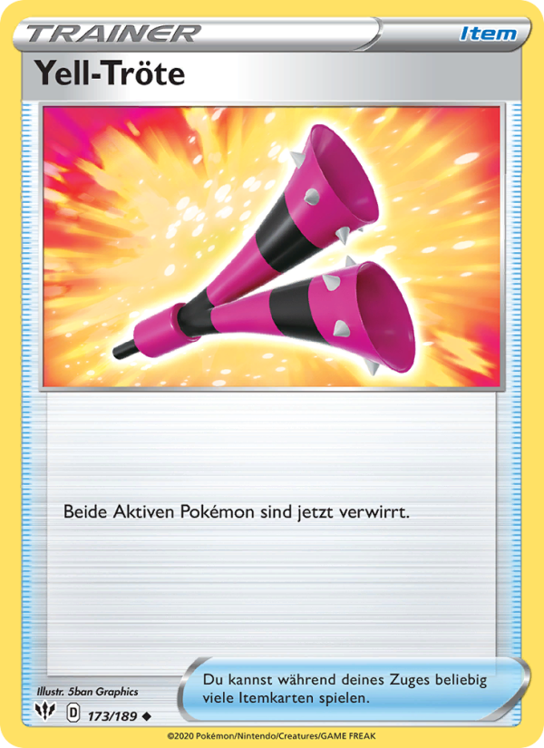 Yell-Tröte 173 — Darkness Ablaze (German Pokémon TCG card)