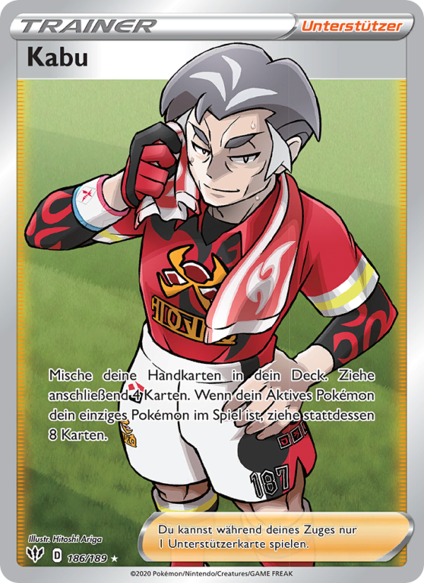 Kabu 186 — Darkness Ablaze (German Pokémon TCG card)