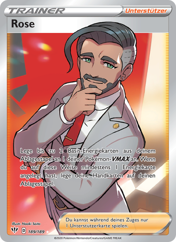 Rose 189 — Darkness Ablaze (German Pokémon TCG card)