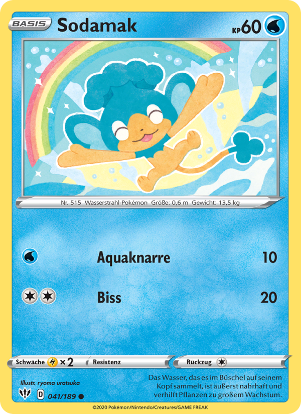Sodamak 41 — Darkness Ablaze (German Pokémon TCG card)