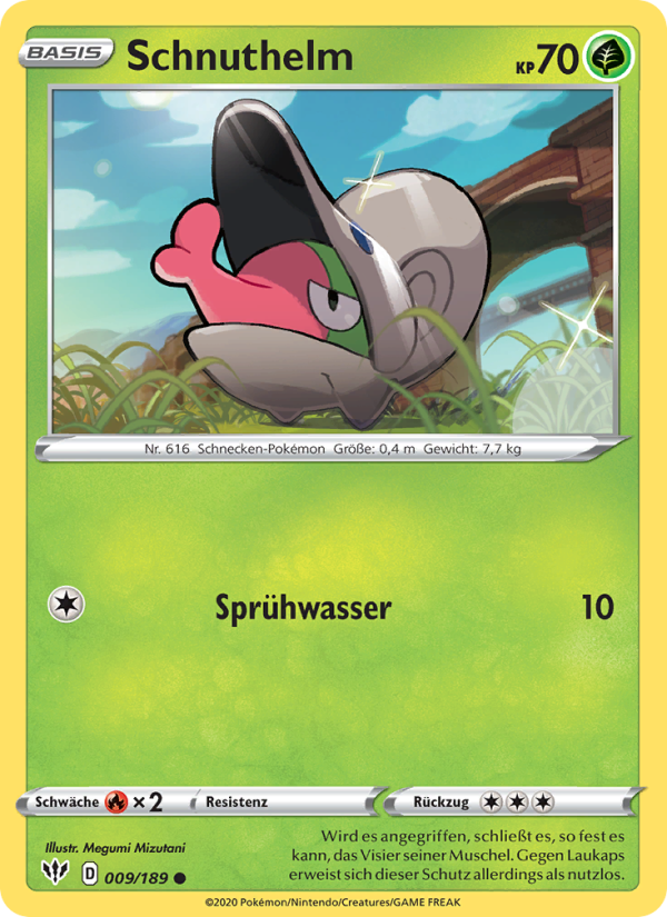 Schnuthelm 9 — Darkness Ablaze (German Pokémon TCG card)