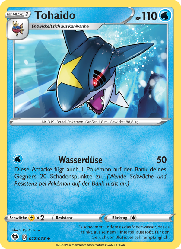 Tohaido 12 — Weg des Champs (German Pokémon TCG card)
