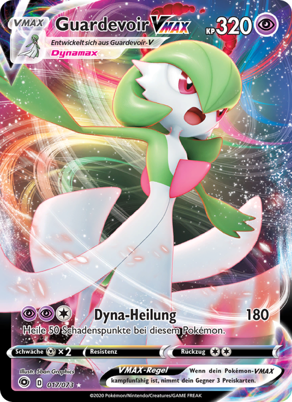 Guardevoir VMAX 17 — Weg des Champs (German Pokémon TCG card)