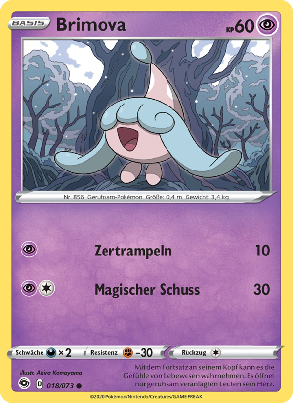 Brimova 18 — Weg des Champs (German Pokémon TCG card)