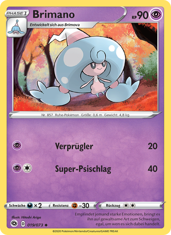 Brimano 19 — Weg des Champs (German Pokémon TCG card)