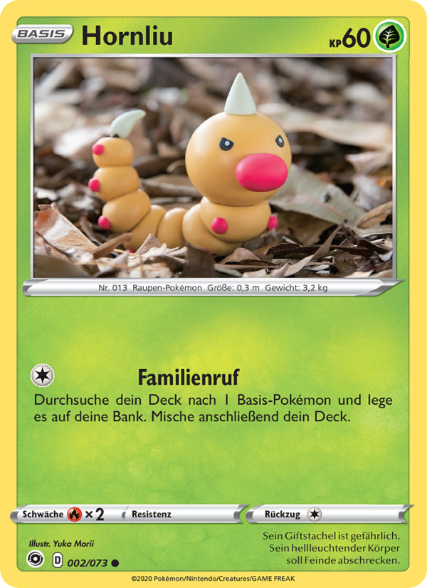 Hornliu 2 — Weg des Champs (German Pokémon TCG card)
