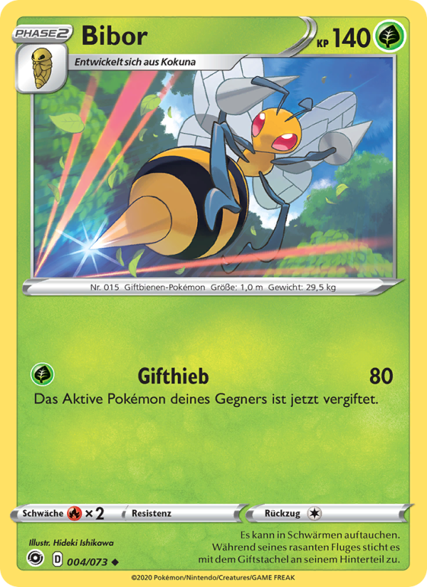 Bibor 4 — Weg des Champs (German Pokémon TCG card)