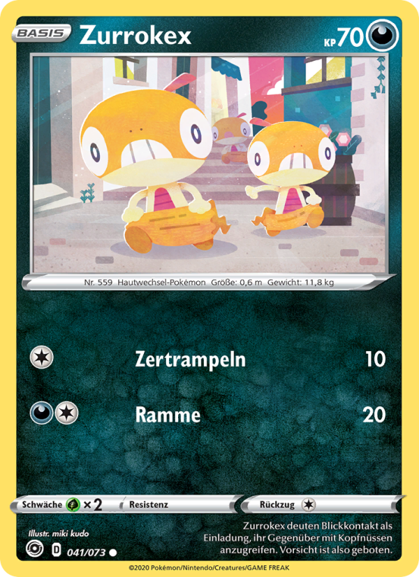 Zurrokex 41 — Weg des Champs (German Pokémon TCG card)