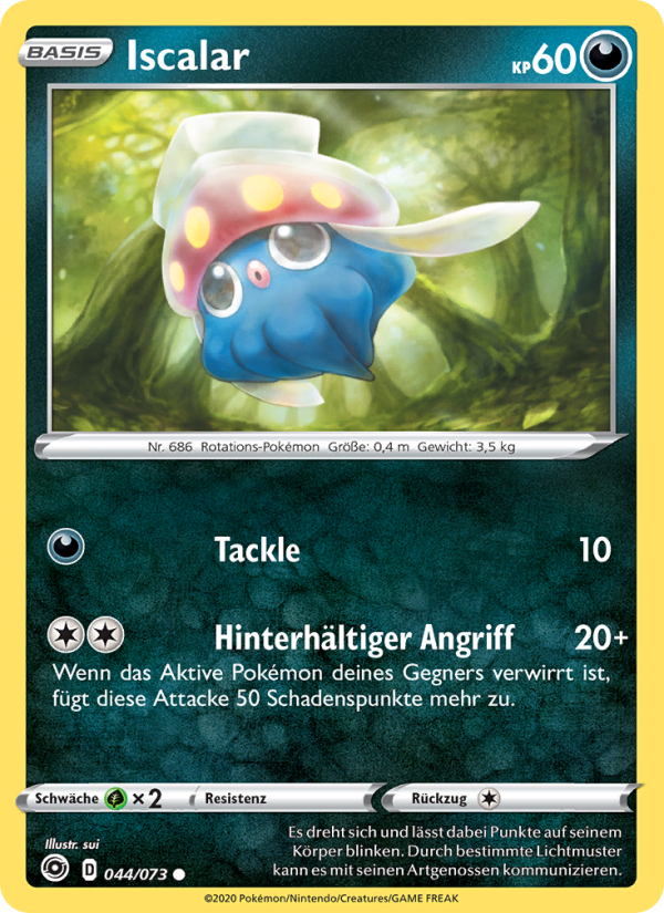 Iscalar 44 — Weg des Champs (German Pokémon TCG card)