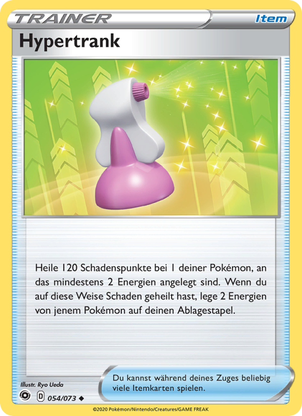 Hypertrank 54 — Weg des Champs (German Pokémon TCG card)
