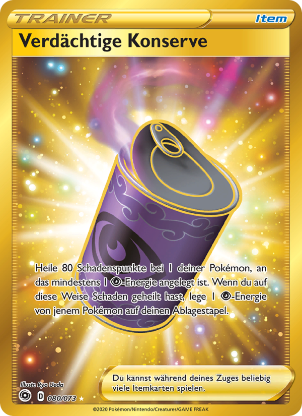 Verdächtige Konserve 80 — Weg des Champs (German Pokémon TCG card)