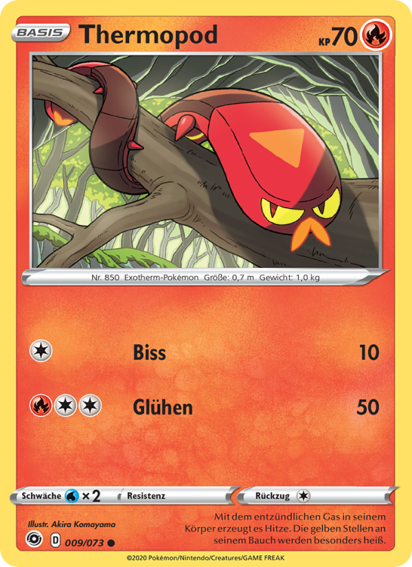 Thermopod 9 — Weg des Champs (German Pokémon TCG card)