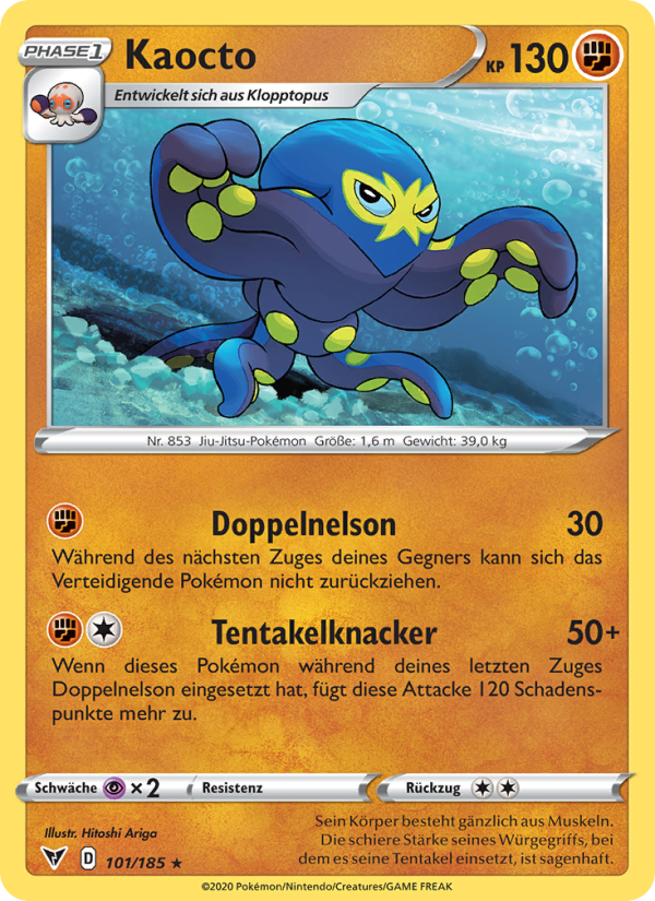 Kaocto 101 — Vivid Voltage (German Pokémon TCG card)