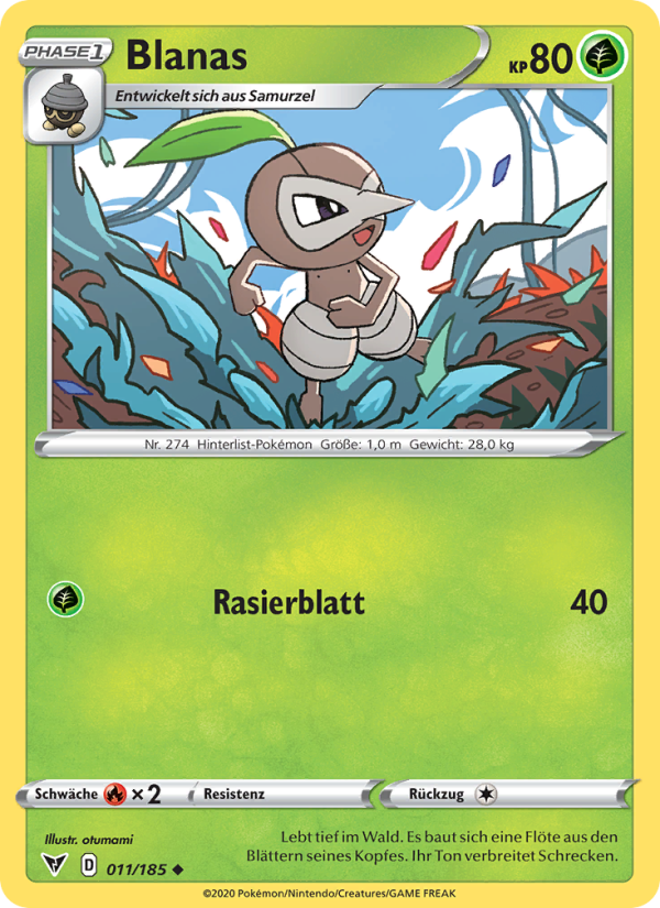 Blanas 11 — Vivid Voltage (German Pokémon TCG card)