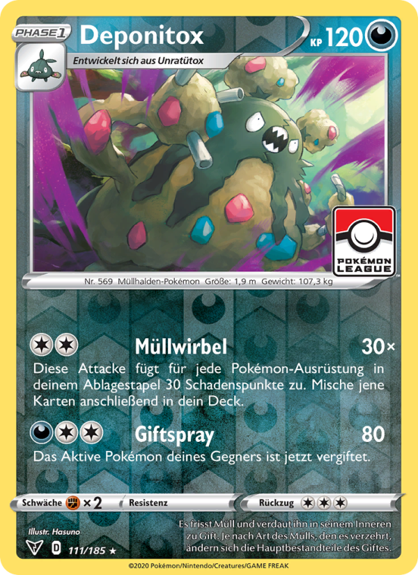 Deponitox 111 — Vivid Voltage (German Pokémon TCG card)