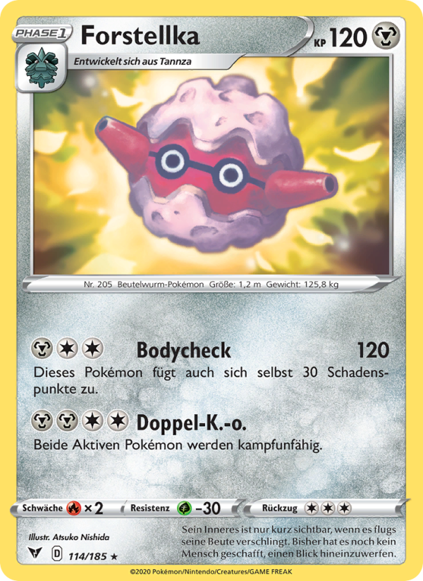 Forstellka 114 — Vivid Voltage (German Pokémon TCG card)