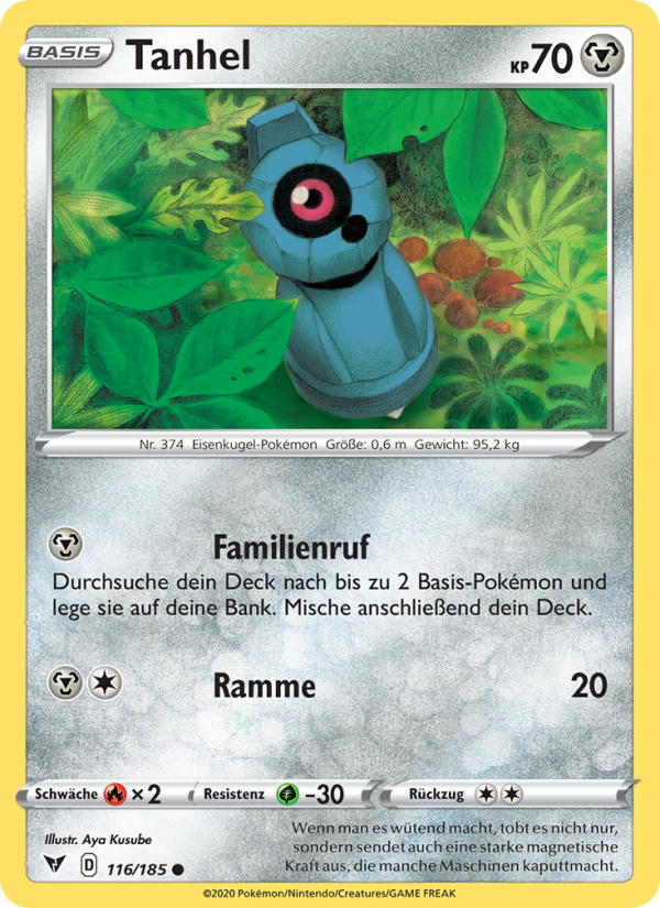 Tanhel 116 — Vivid Voltage (German Pokémon TCG card)