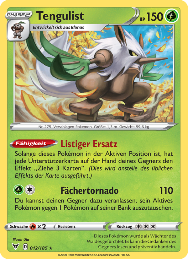 Tengulist 12 — Vivid Voltage (German Pokémon TCG card)