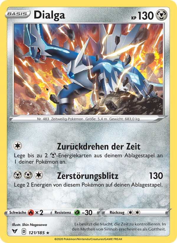 Dialga 121 — Vivid Voltage (German Pokémon TCG card)