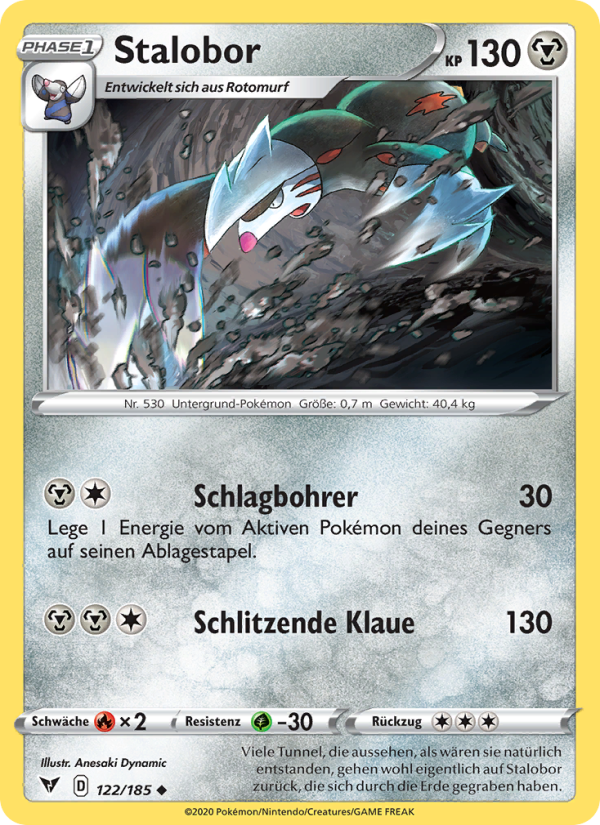 Stalobor 122 — Vivid Voltage (German Pokémon TCG card)
