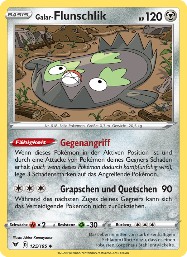 Galar-Flunschlik 125 — Vivid Voltage (German Pokémon TCG card)