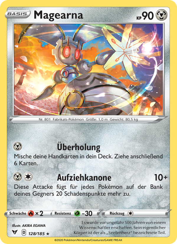 Magearna 128 — Vivid Voltage (German Pokémon TCG card)