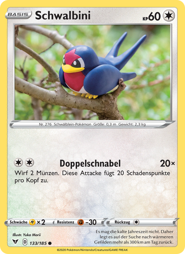 Schwalbini 133 — Vivid Voltage (German Pokémon TCG card)