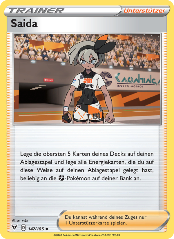 Saida 147 — Vivid Voltage (German Pokémon TCG card)