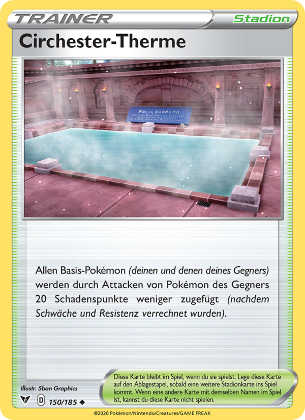 Circhester-Therme 150 — Vivid Voltage (German Pokémon TCG card)