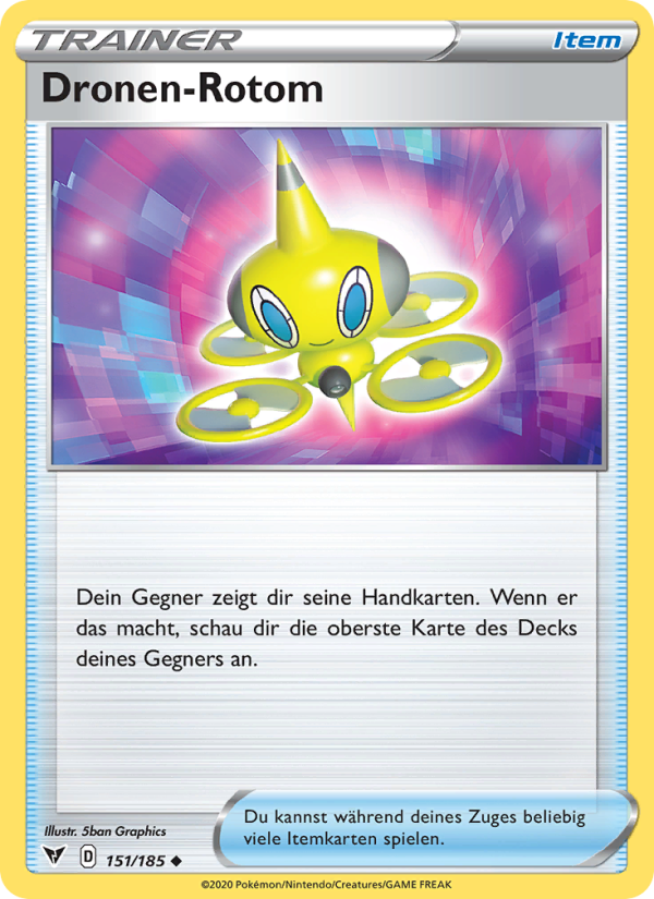 Dronen-Rotom 151 — Vivid Voltage (German Pokémon TCG card)