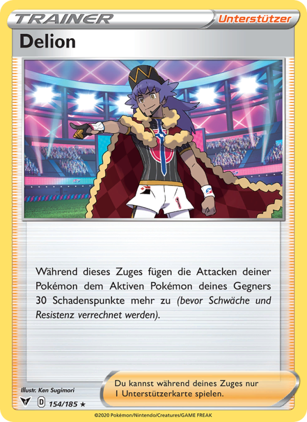 Delion 154 — Vivid Voltage (German Pokémon TCG card)