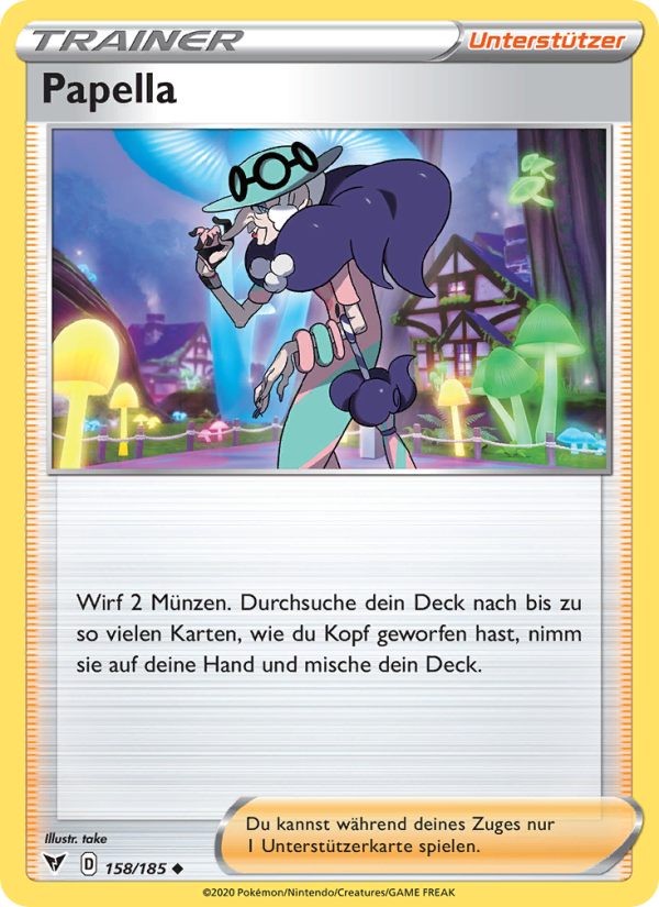 Papella 158 — Vivid Voltage (German Pokémon TCG card)