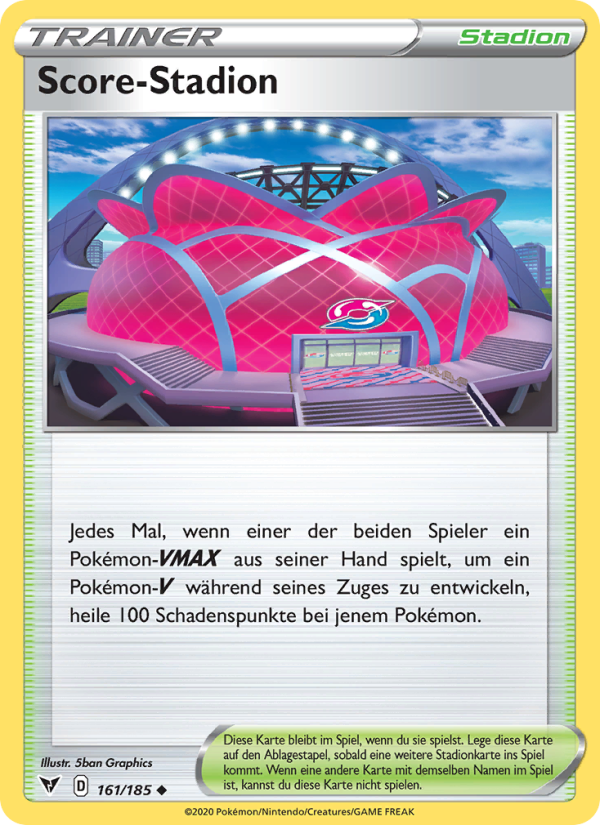Score-Stadion 161 — Vivid Voltage (German Pokémon TCG card)