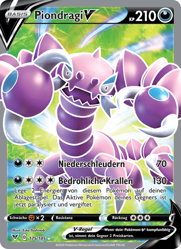 Piondragi V 175 — Vivid Voltage (German Pokémon TCG card)