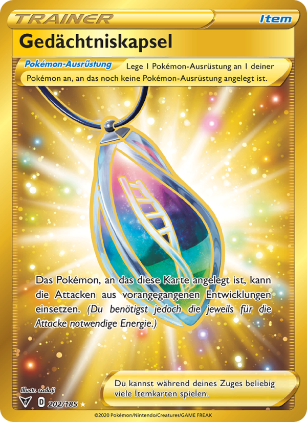 Gedächtniskapsel 202 — Vivid Voltage (German Pokémon TCG card)