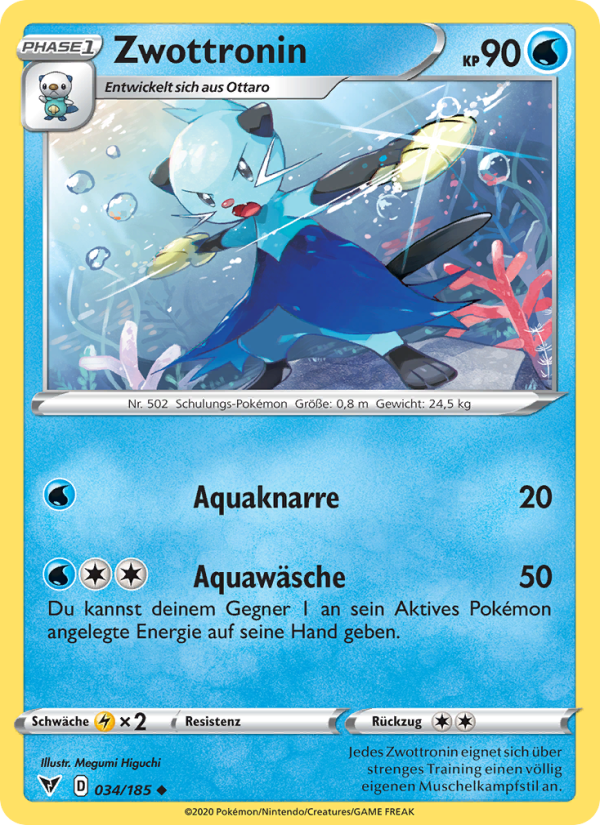 Zwottronin 34 — Vivid Voltage (German Pokémon TCG card)