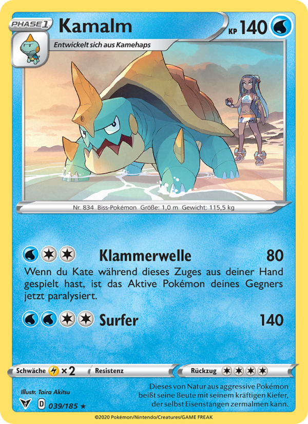 Kamalm 39 — Vivid Voltage (German Pokémon TCG card)