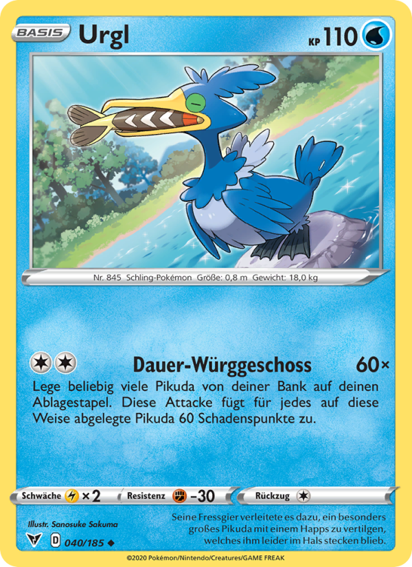 Urgl 40 — Vivid Voltage (German Pokémon TCG card)
