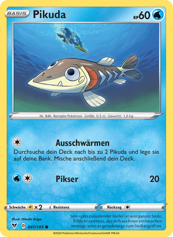 Pikuda 41 — Vivid Voltage (German Pokémon TCG card)