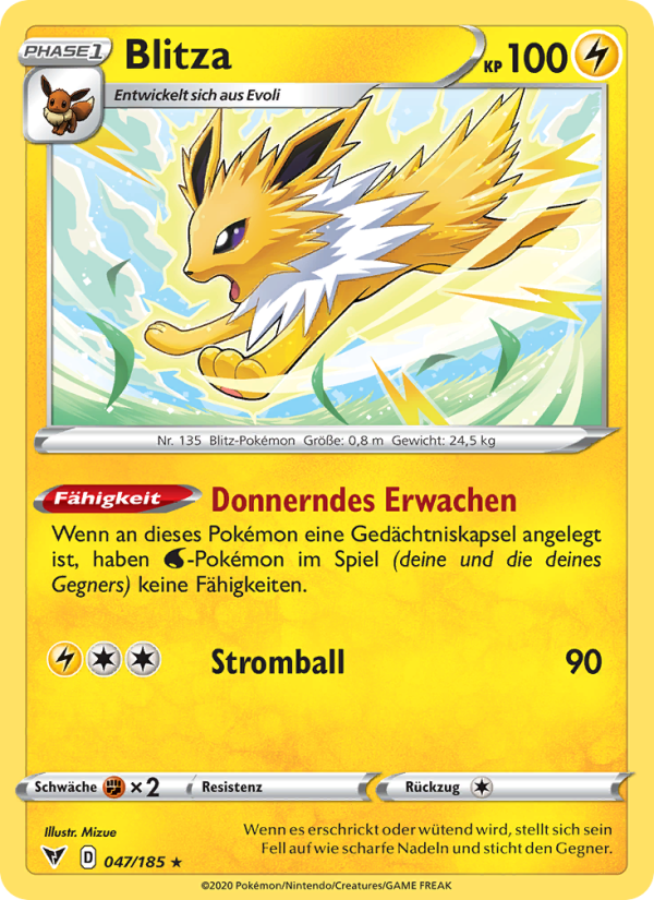 Blitza 47 — Vivid Voltage (German Pokémon TCG card)