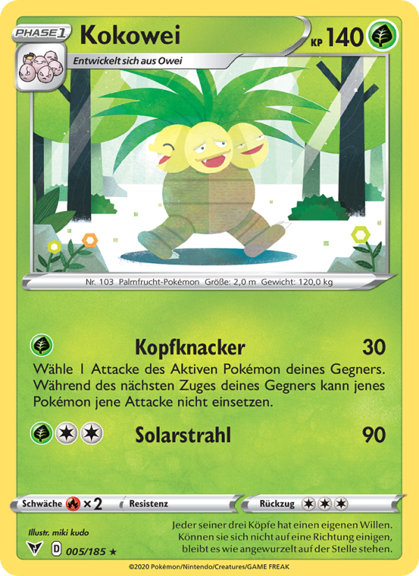 Kokowei 5 — Vivid Voltage (German Pokémon TCG card)
