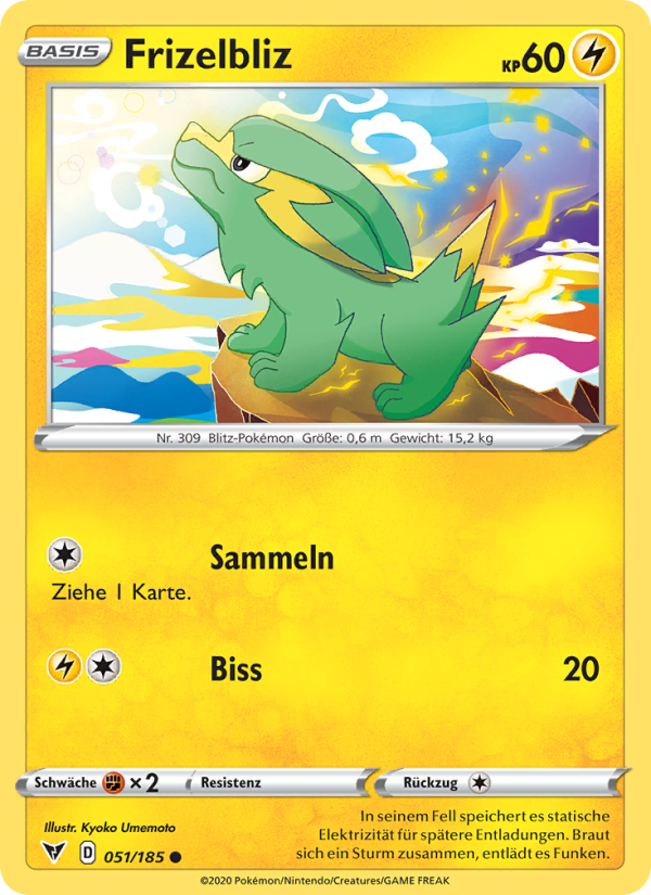 Frizelbliz 51 — Vivid Voltage (German Pokémon TCG card)