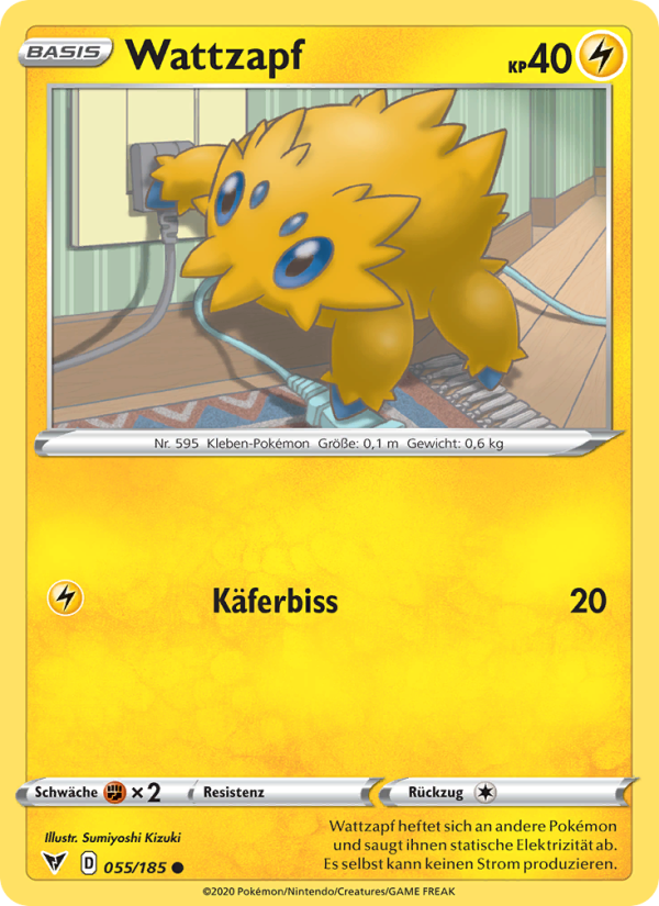 Wattzapf 55 — Vivid Voltage (German Pokémon TCG card)