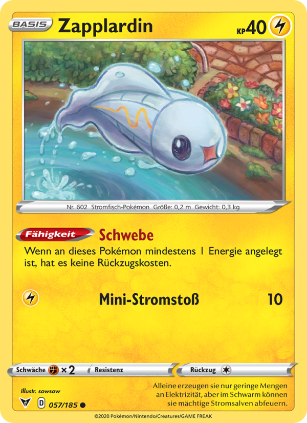 Zapplardin 57 — Vivid Voltage (German Pokémon TCG card)